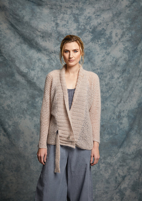 A Rowan Kidsilk Haze & Fine Lace Pattern -Capsicum (PDF) knitting pattern on sale at Little Knits