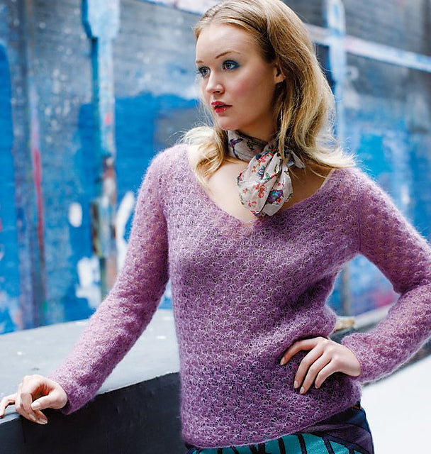 A Rowan Kidsilk Haze Pattern - Fancy (PDF)knitting pattern on sale at Little Knits