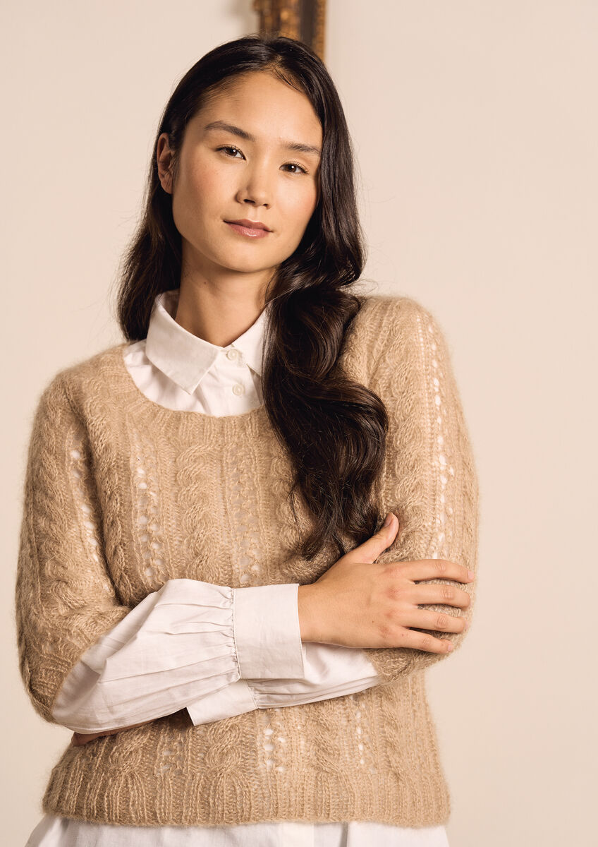 A Rowan Kidsilk Haze Pattern - Keaton Pullover (PDF)  knitting pattern on sale at Little Knits