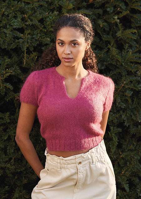 A Rowan Kidsilk Haze Pattern -  Maggie (PDF) knitting pattern on sale at Little Knits