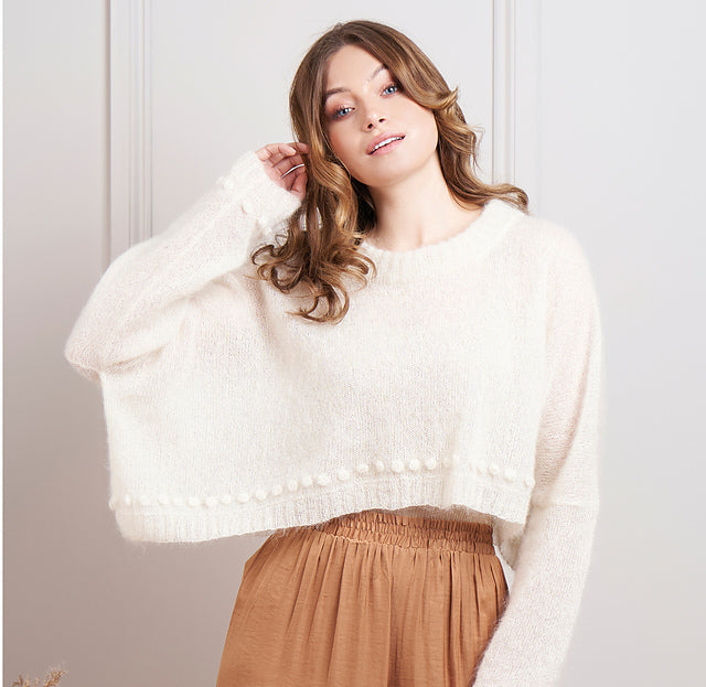 A Rowan Kidsilk Haze Pattern - Piper (PDF) knitting pattern on sale at Little Knits