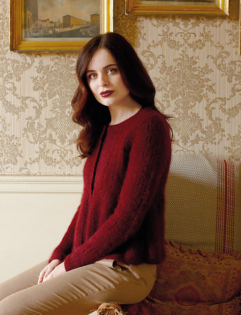 A Rowan Kidsilk Haze Pattern - Rosso (PDF) knitting pattern on sale at Little Knits
