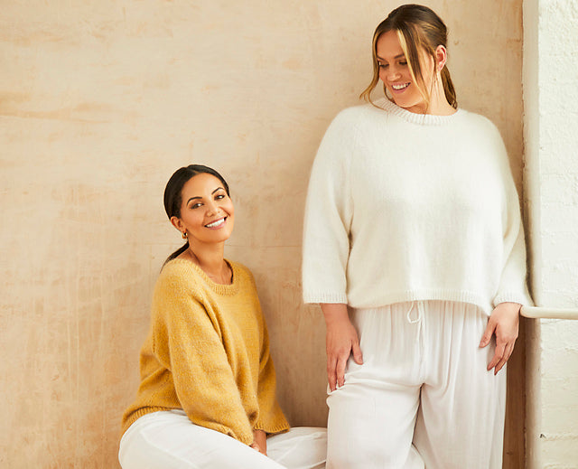 A Rowan Kidsilk Haze & Summerlite 4 ply Pattern -  Cloud (PDF) knitting pattern on sale at Little Knits