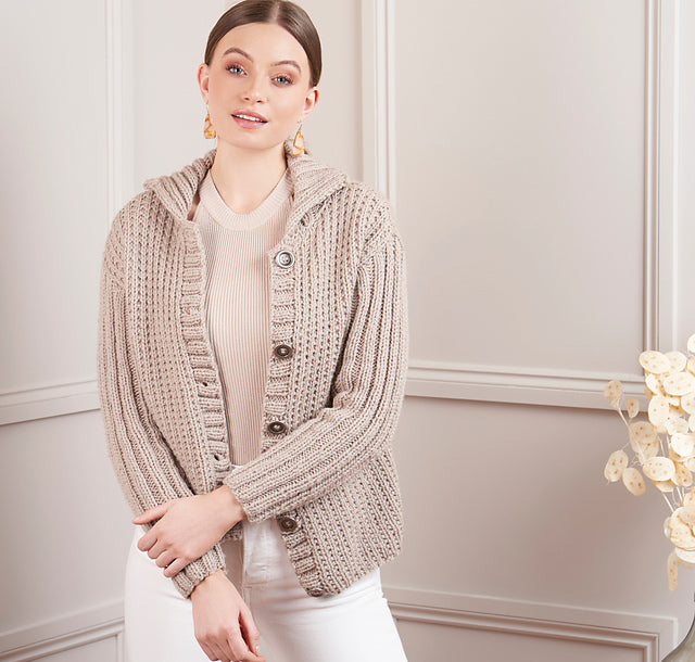 A Rowan Merino Aria Pattern - Kai (PDF)  knitting pattern on sale at Little Knits