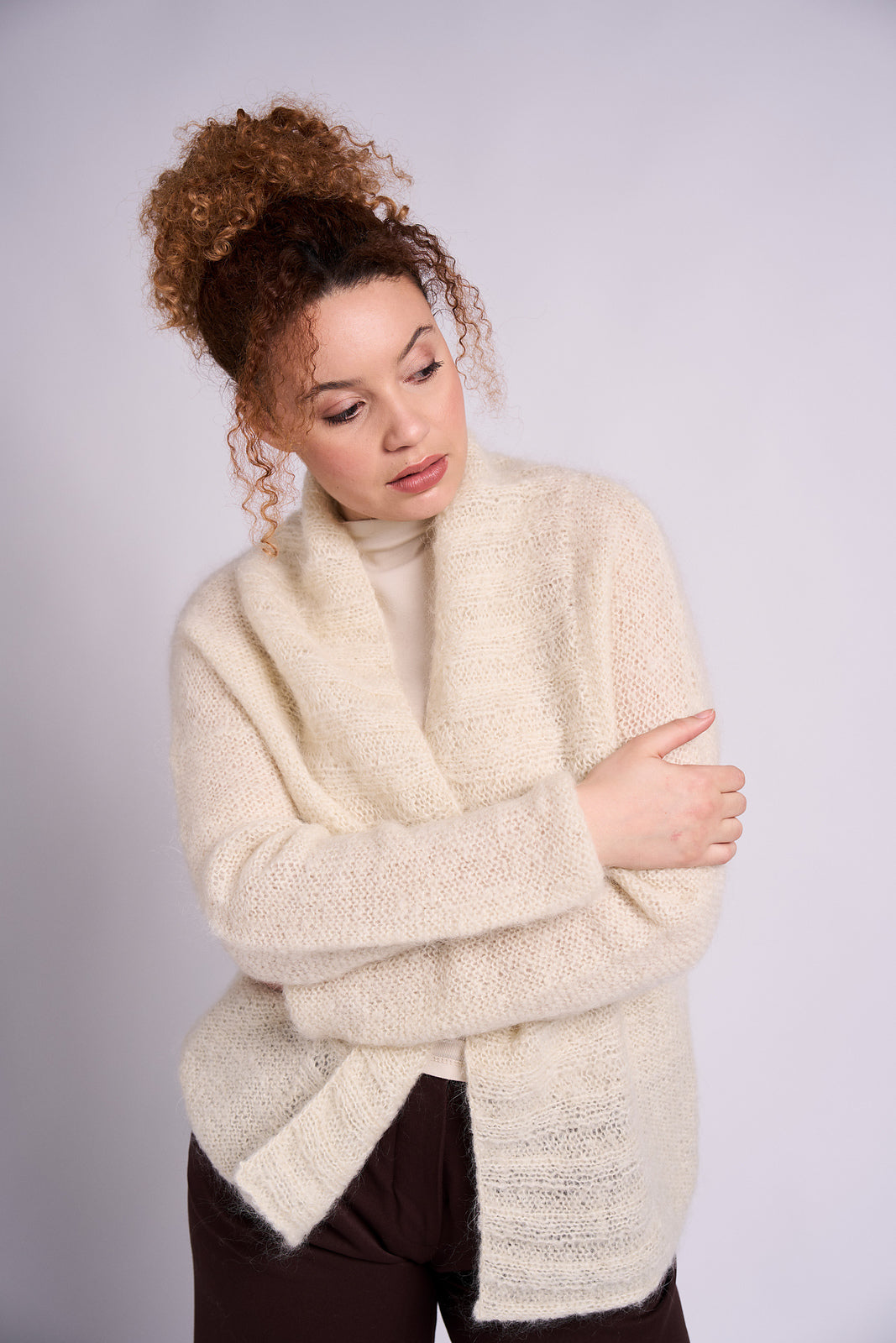 A Rowan Mode Mohair Soft Pattern - Amalfi Cardigan (PDF)
