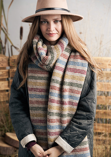 A Rowan Moordale Pattern - Bibby Wrap (PDF) knitting pattern on sale at Little Knits
