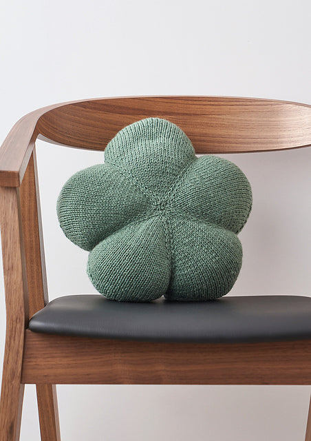 A Rowan Pure Wool Superwash Worsted Pattern - Floral Fever Cushion (PDF) knitting pattern on sale at Little Knits