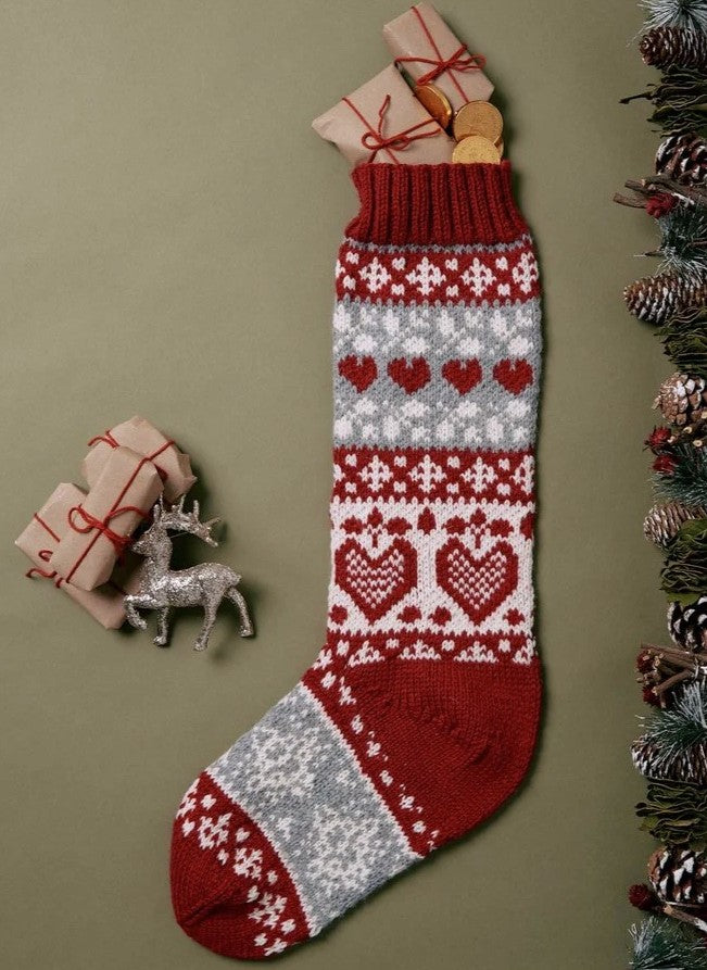 A Rowan Pure Wool Superwash Worsted Pattern - Hjerterom (PDF) knitting pattern on sale at Little Knits