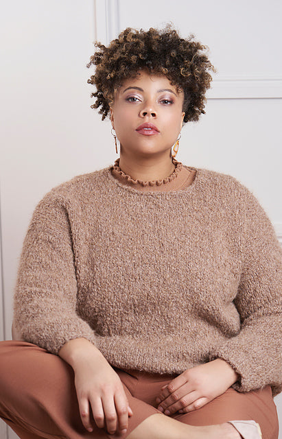 A Rowan Soft Boucle Pattern - Blair (PDF)  knitting pattern on sale at Little Knits