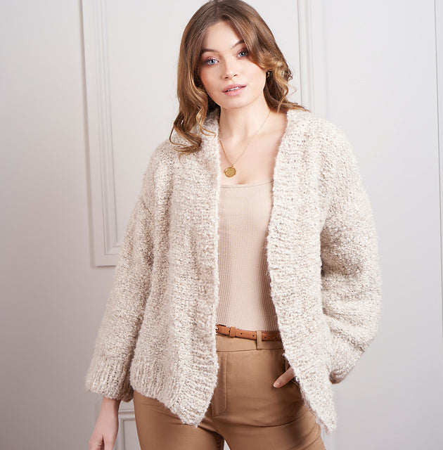 A Rowan Soft Boucle Pattern - Vera (PDF) knitting pattern on sale at Little Knits