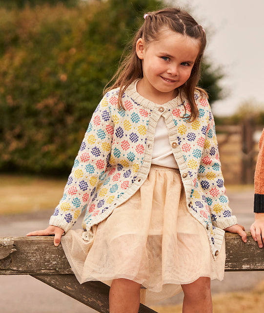 A Rowan Summerlite DK Pattern - Jolly Spots (PDF) knitting pattern on sale at Little Knits