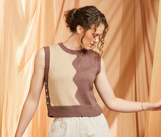 A Rowan Summerlite DK Pattern -  Mojave (PDF)knitting pattern on sale at Little Knits