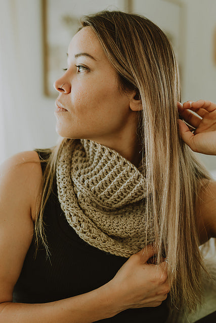 A Yarn Citizen Crochet Pattern - Gansey Bay Cowl (PDF) a free crochet pattern at Little Knits