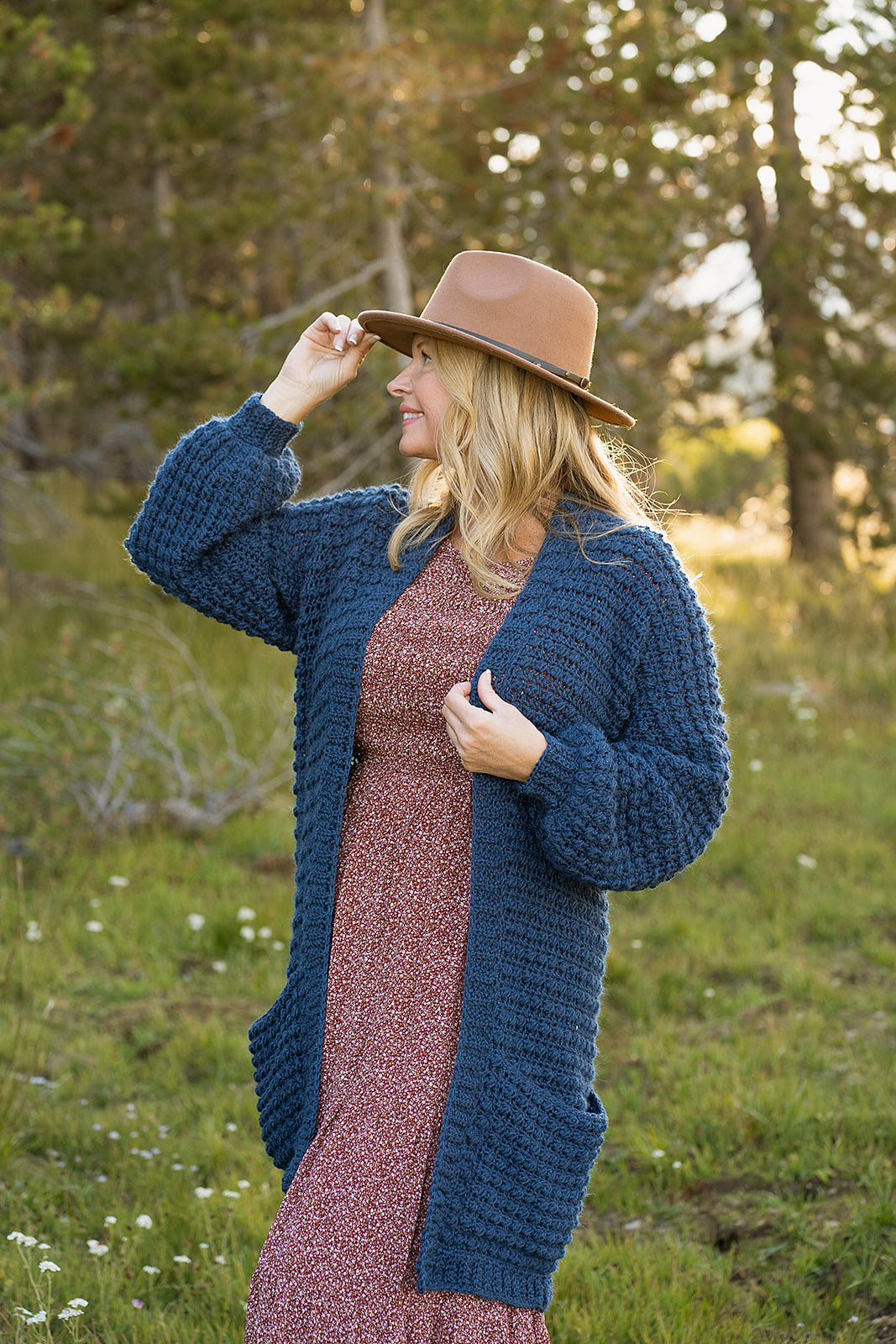 A Yarn Citizen Crochet Pattern - Grandpappy Cardigan (PDF) free crochet pattern at Little Knits
