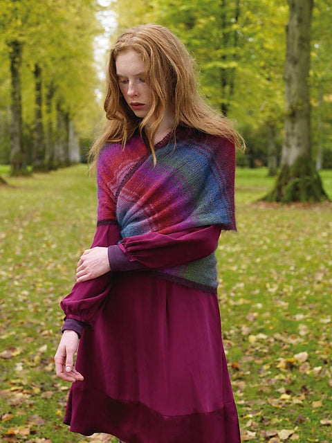 A Rowan Kidsilk Haze Pattern - Alder Wrap (PDF)