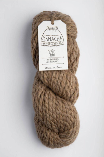 Amano Mamacha - Toasted Coffee (Color #8002) Knitting and Crochet yarn on sale at Little Knits