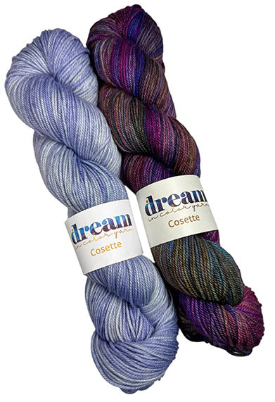 Dream in Color Cosette One of a Kind Color - Amethyst Fjord (TWO SKEINS)