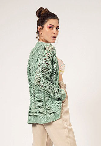 An Amano Crochet Pattern - Angie Cardigan (PDF) free crochet pattern at LIttle Knits