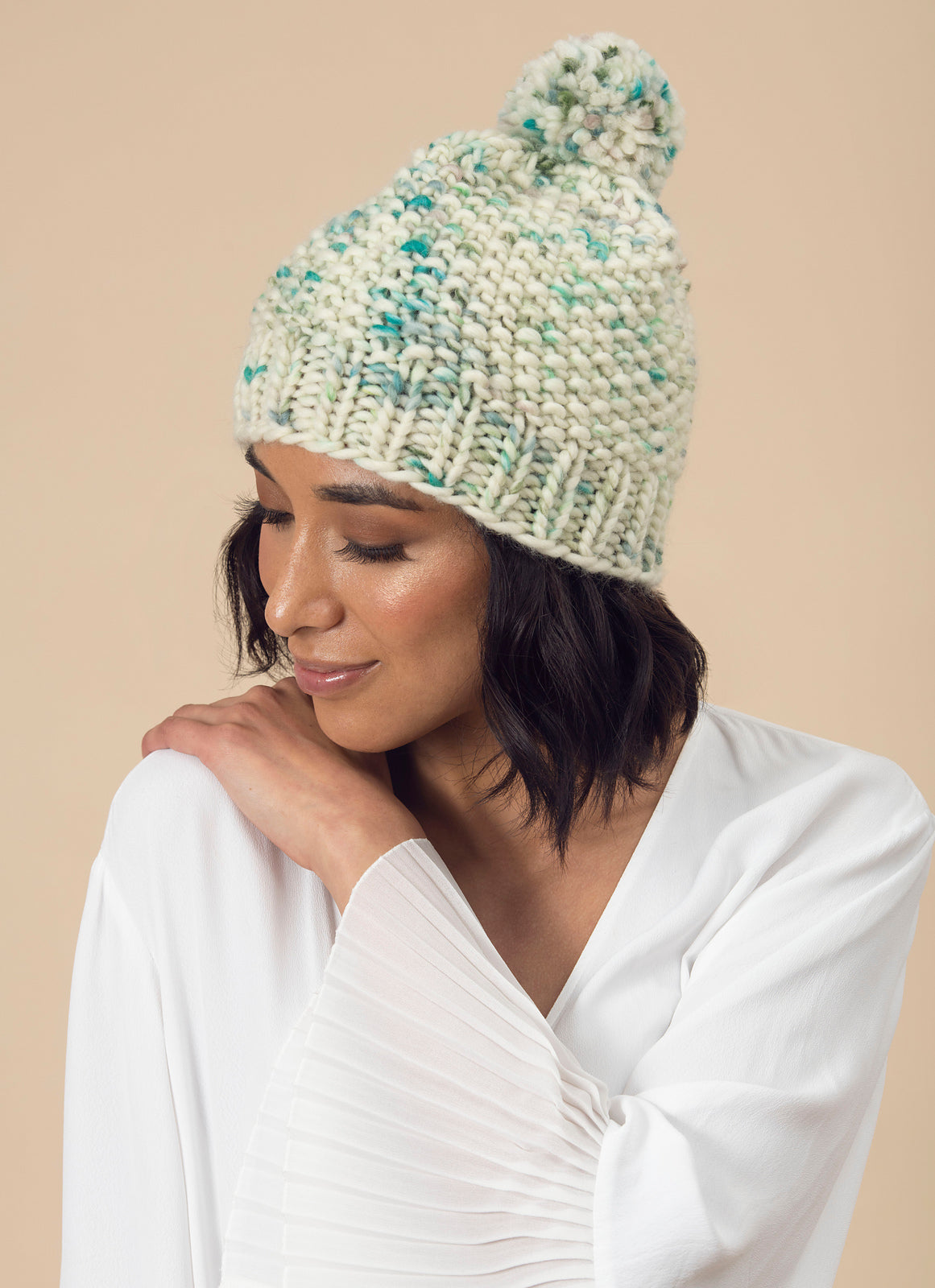 An Amano Knitting Pattern - Juliana Hat (PDF) free hat knitting pattern at Little Knits