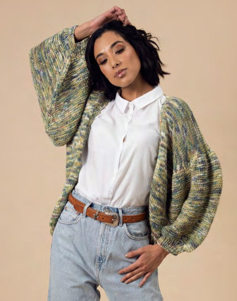 An Amano Knitting Pattern FREE - Amaia Cardigan (PDF) free knitting pattern at LIttle Knits