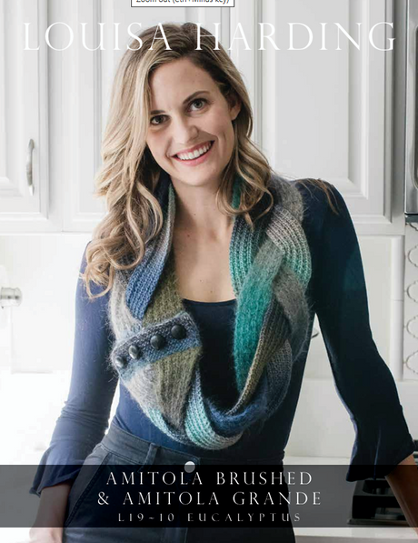 An Amitola Brushed & Grande Pattern - Eucalyptus Cowl (PDF) - FREE at Little Knits