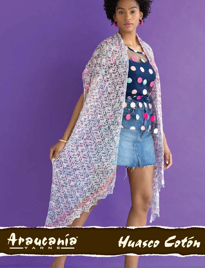 An Araucania Pattern - Kaylee Stole (PDF) on sale at Little Knits