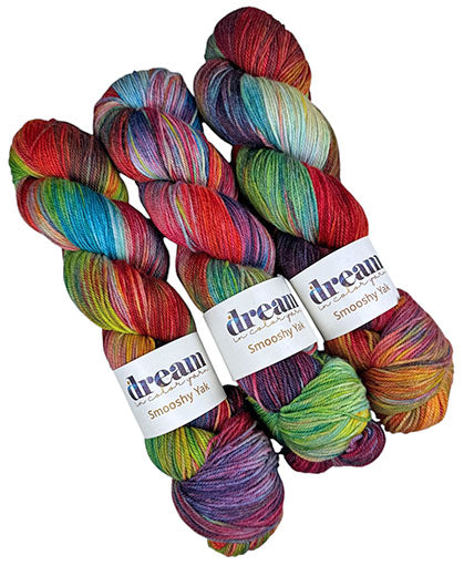 Dream in Color Smooshy Yak - Anything Goes (THREE SKEINS)
