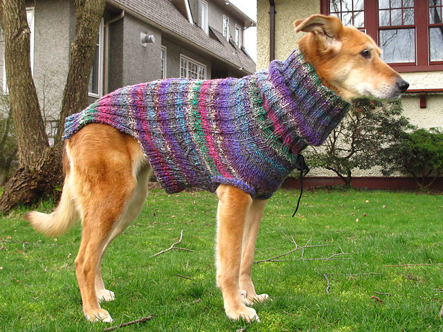 A Noro Kogarashi Pattern -  Dog Sweater (PDF)