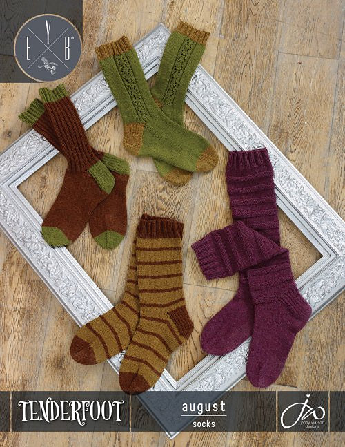 A Queensland Tenderfoot Pattern - August Socks (PDF) - FREE WITH TENDERFOOT PURCHASES