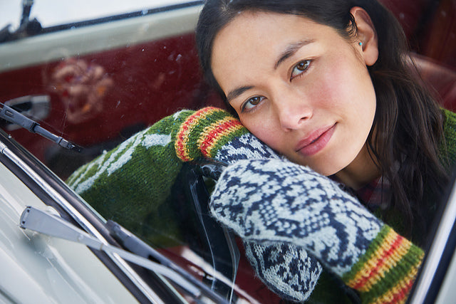 A Rowan Felted Tweed Pattern -  Aune Mittens (PDF)