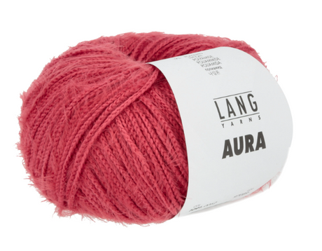 Lang Aura - Red (Color #62) - TEN SKEIN BAGS - 65% OFF SALE at Little Knits