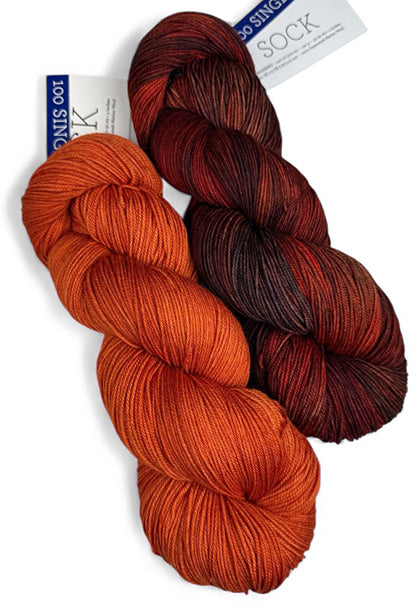 Malabrigo Sock One of a Kind Colors - Autumn Starling Flicker (2 SKEINS)
