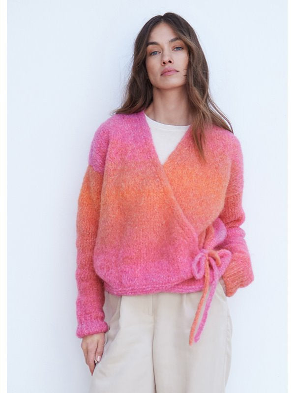 A Lana Grossa Avio Pattern - Wrap Jacket - Design 13 (PDF)