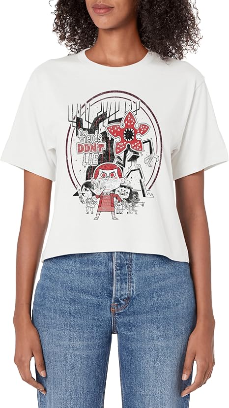 New Stranger Things "Friends Don't Lie" T-Shirt 4XL