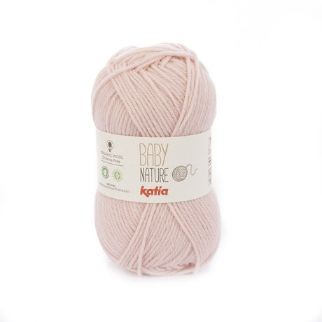 Katia Baby Nature - Pearl Pink (Color #104) Knitting and Crochet yarn on sale at Little Knits