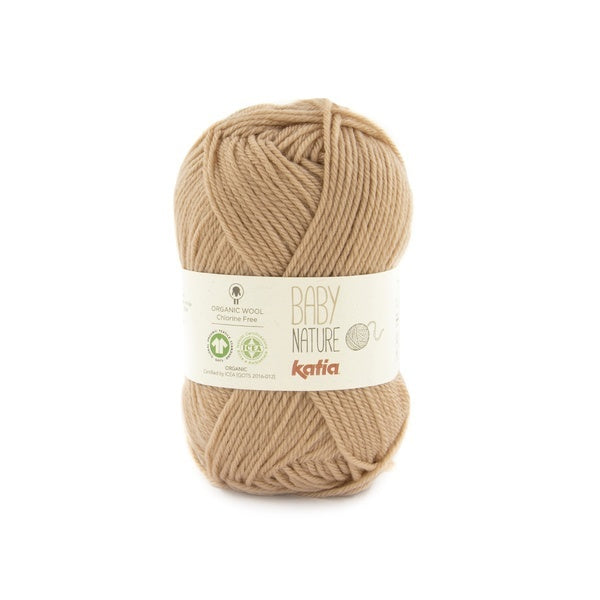 Katia Baby Nature - Beige Brown (Color #122) Knitting and Crochet yarn on sale at Little Knits