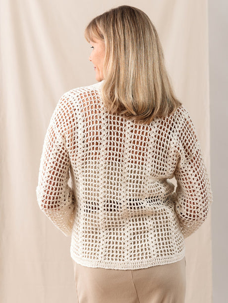 A Berroco Modern Linen Crochet Pattern - Breton (PDF)