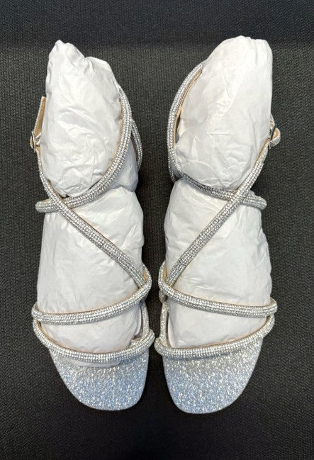 Badgley Mischka Women's Ivie Flat Sandal New w/ Box Size 6.5