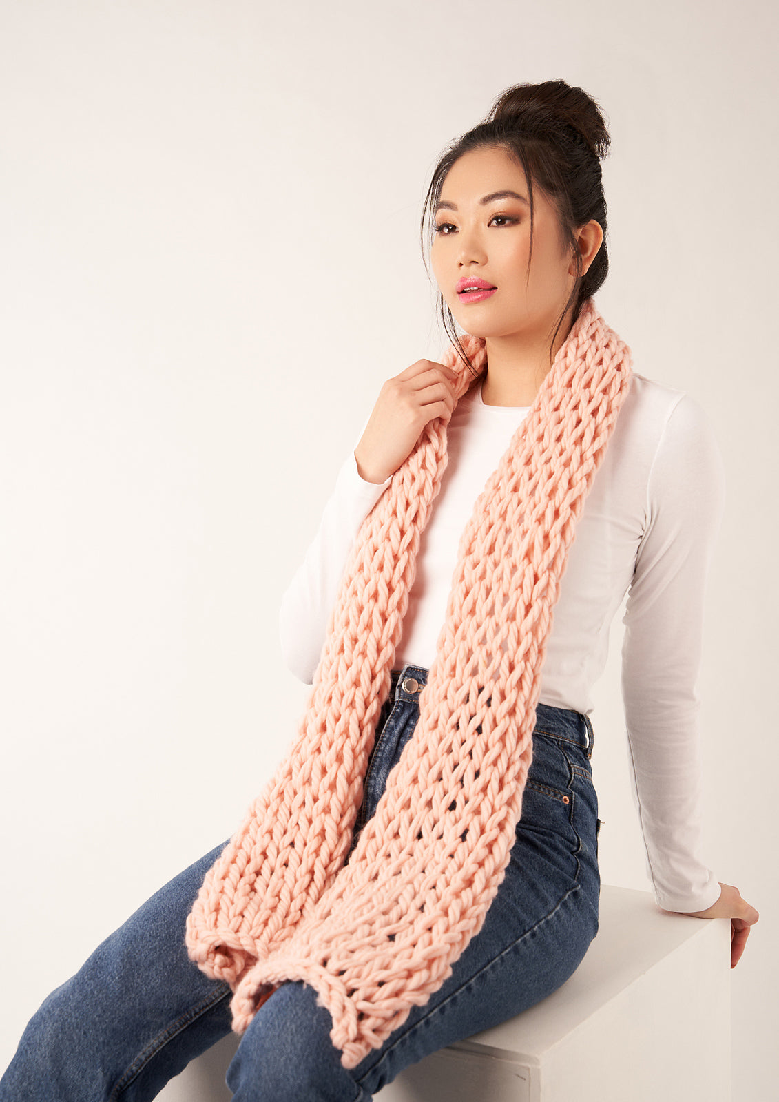 A Rowan BIG Big Wool Pattern - Ballet Scarf (PDF)