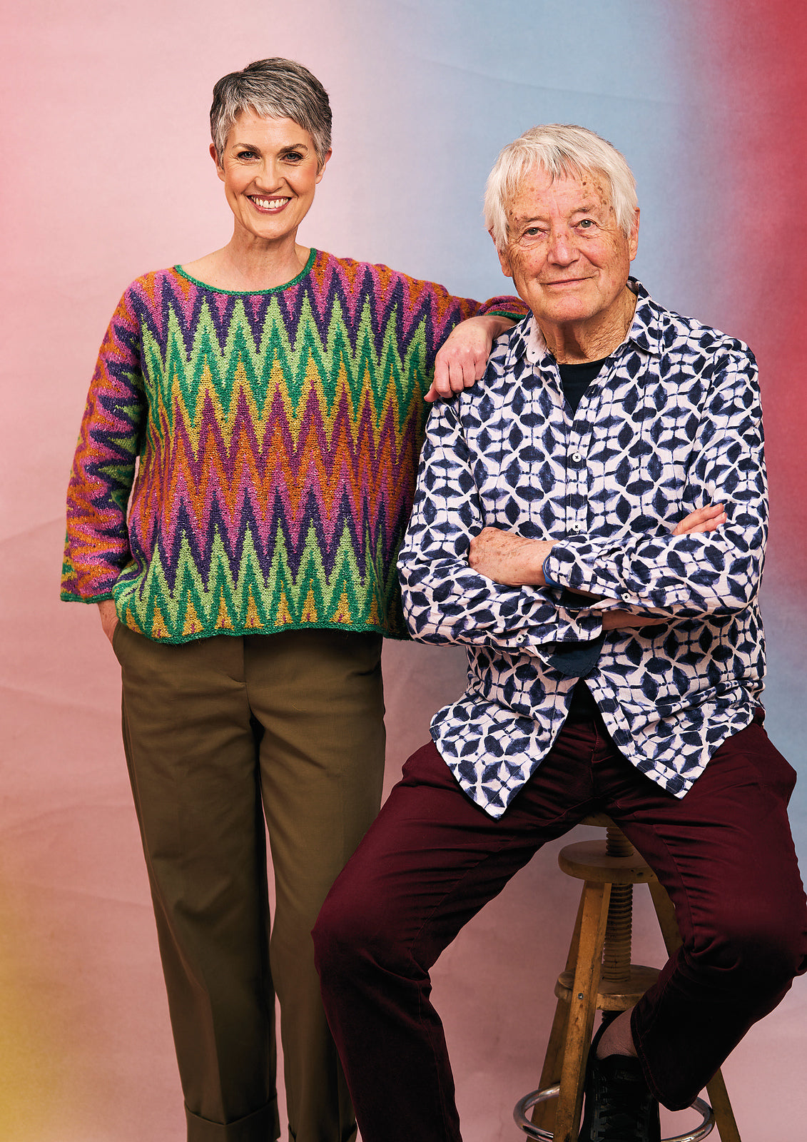 A Rowan Felted Tweed Pattern - Bargello Pullover (PDF)