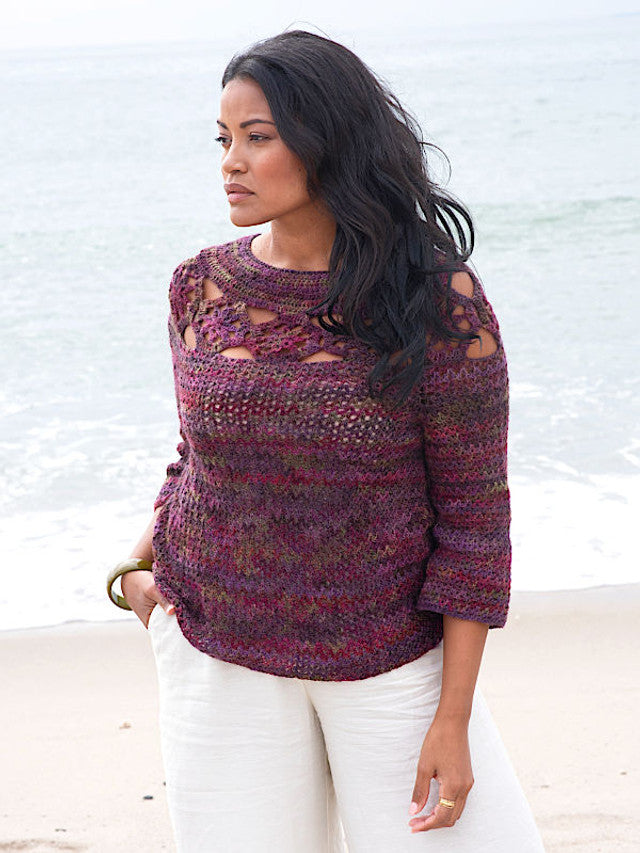 A FREE Berroco Millefiori Light Pattern - Somerville Pullover (Crochet) (PDF)