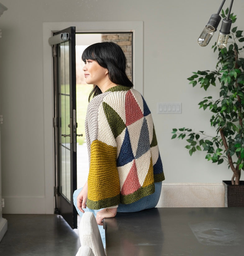 Berroco Lanas Knitting Pattern - Noreen Cardigan (PDF) on sale at Little Knits