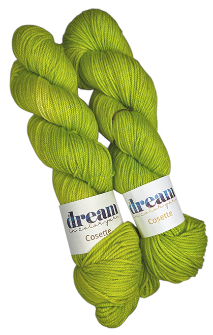 Dream in Color Cosette One of a Kind Color - Biohazard Bubblegum (TWO SKEINS)