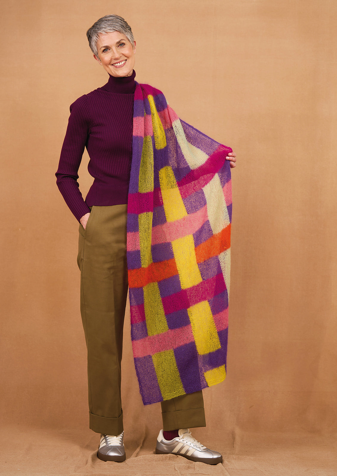 A Rowan Felted Tweed Pattern - Boldweave Wrap (PDF)