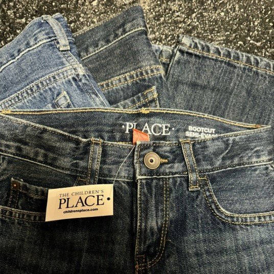 NWT 3-Pack The Children's Place Boys Basic Bootcut Jeans Size 6