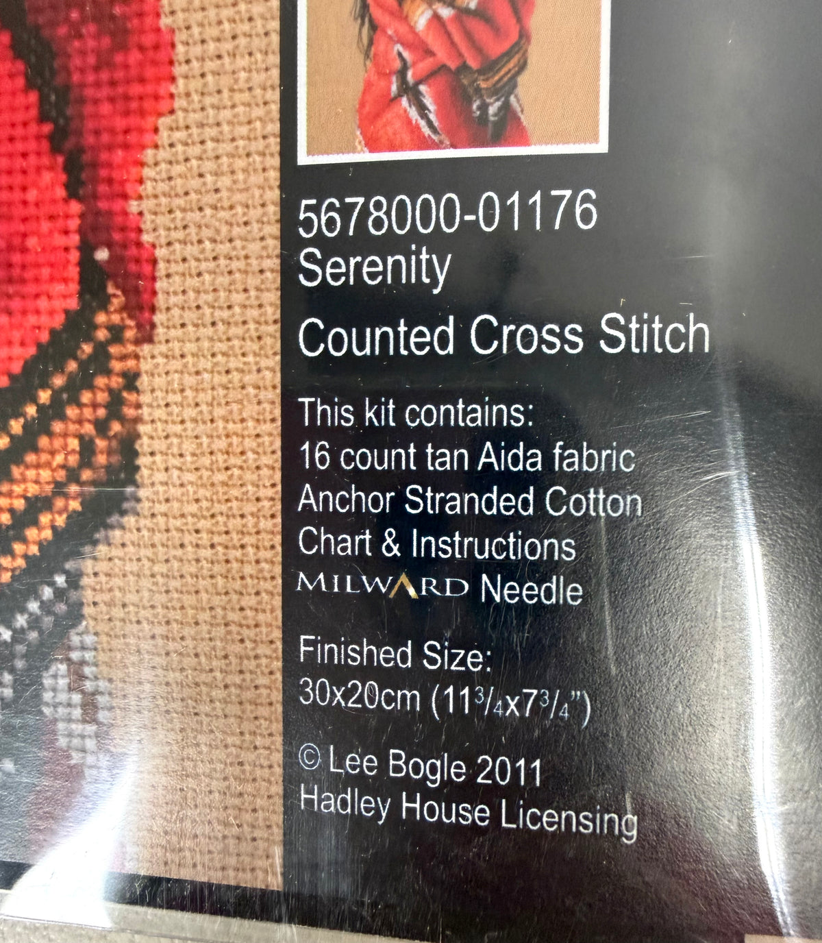 Anchor Maia Collection Counted Cross Stitch Kit - Serenity (5678000-01176)