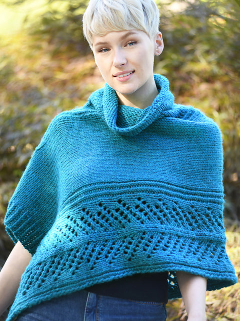 A FREE Cascade 220 Grande Pattern - Ferntail Poncho (PDF)