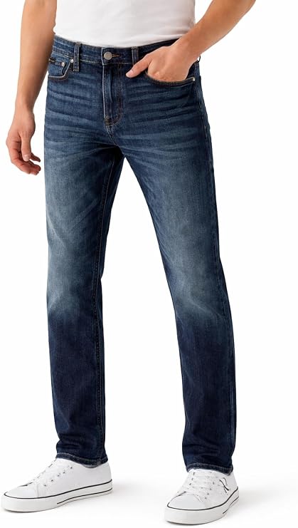 Calvin Klein Men's High Stretch Straight Fit Denim Jean on sale at Little Knits