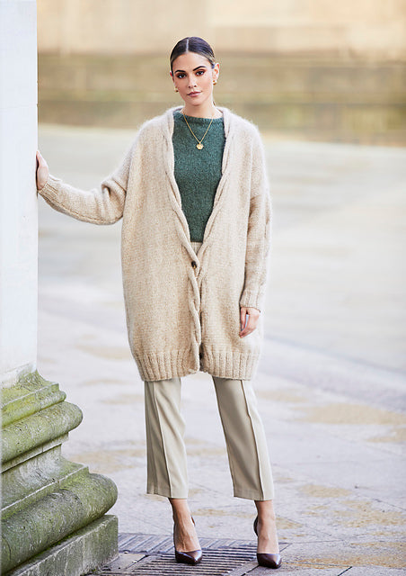 A Rowan Alpaca Soft DK & Kidsilk Haze Pattern - Campbell (PDF)