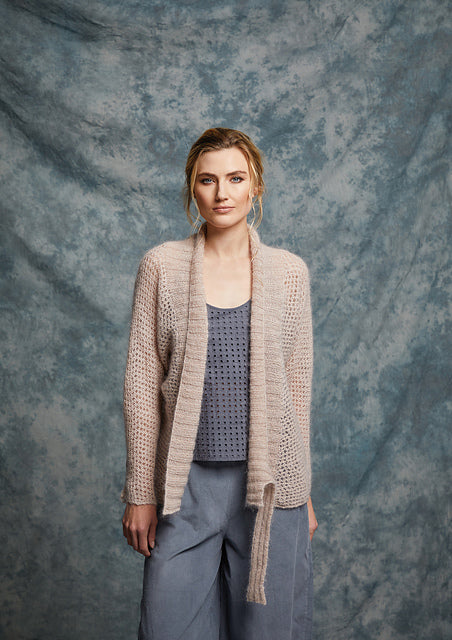 A Rowan Kidsilk Haze & Fine Lace Pattern -Capsicum (PDF)